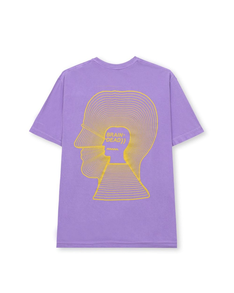 Purple Brain Dead All Rise T-Shirt | AU 2145893-GX