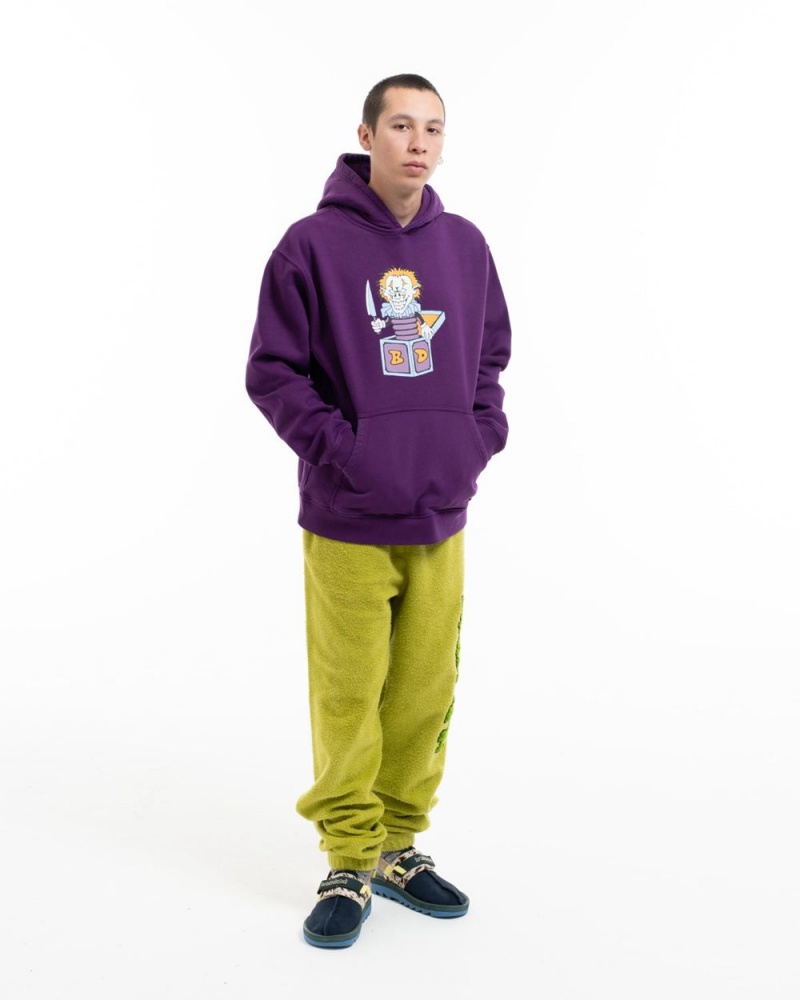 Purple Brain Dead Clownin' Hoodie | AU 7601259-EX