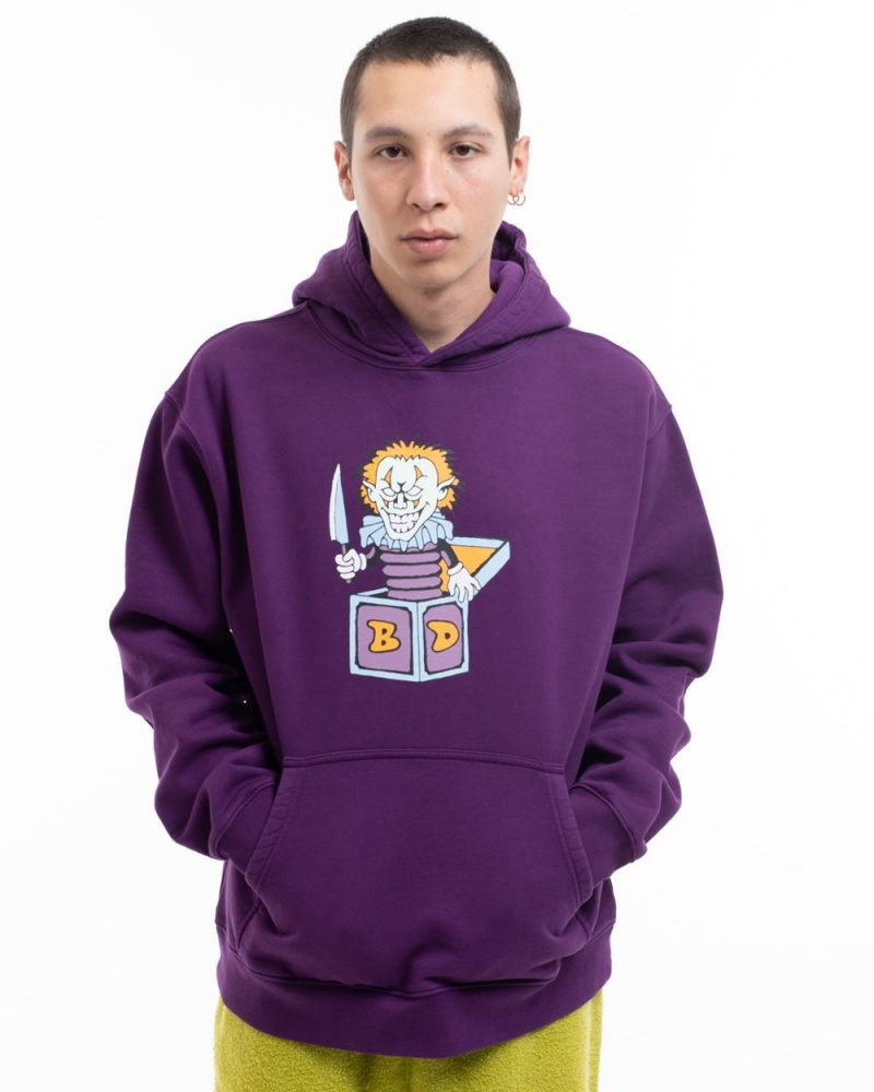 Purple Brain Dead Clownin' Hoodie | AU 7601259-EX