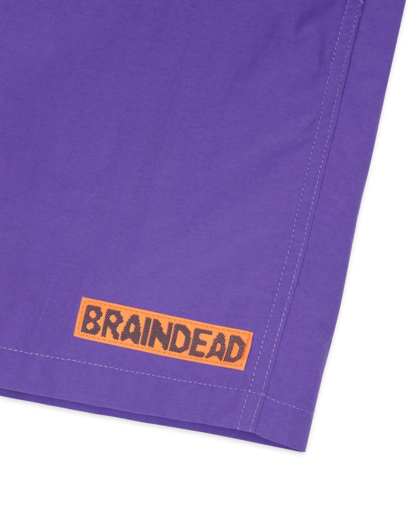 Purple Brain Dead Kickers Shorts | AU 1450298-MY