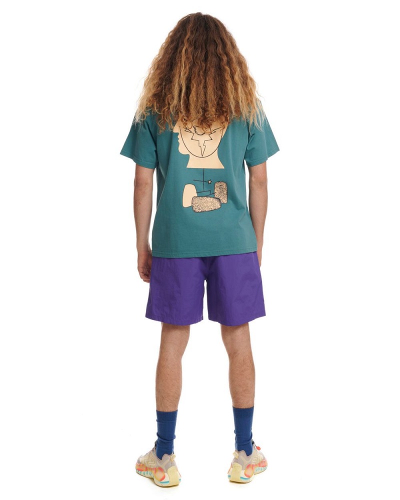 Purple Brain Dead Kickers Shorts | AU 1450298-MY