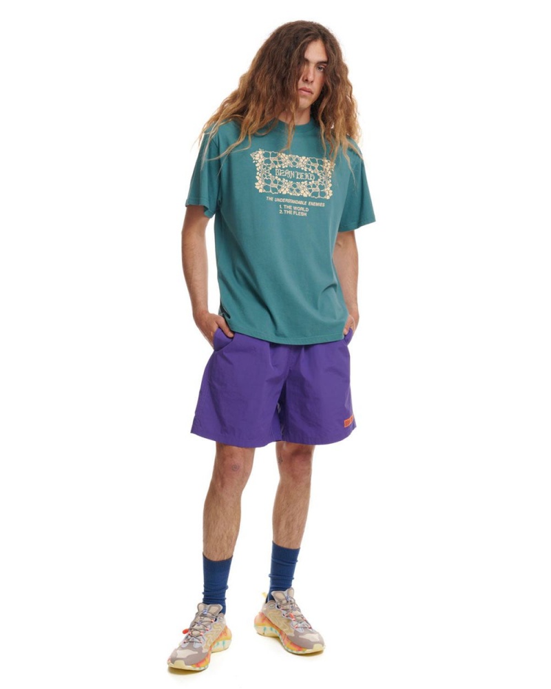 Purple Brain Dead Kickers Shorts | AU 1450298-MY