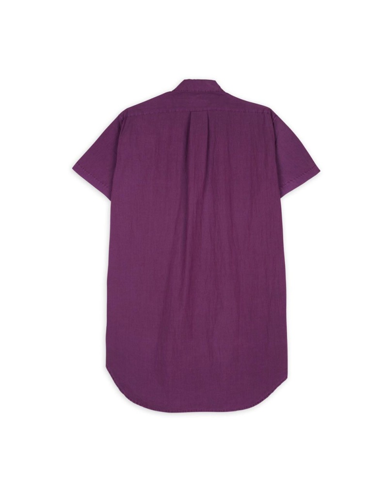 Purple Brain Dead Nylon Utility Shirt Dress | AU 1097586-VP