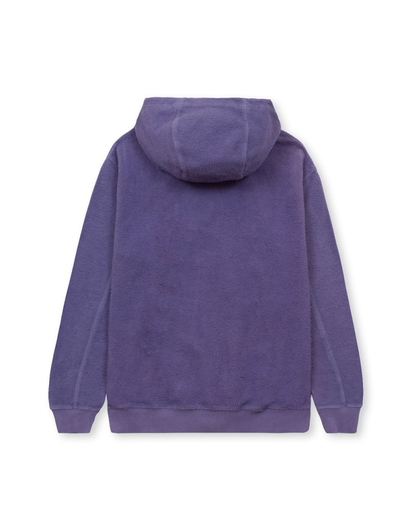 Purple Brain Dead Odd Friends Reverse Fleece Hoodie | AU 3489265-SV