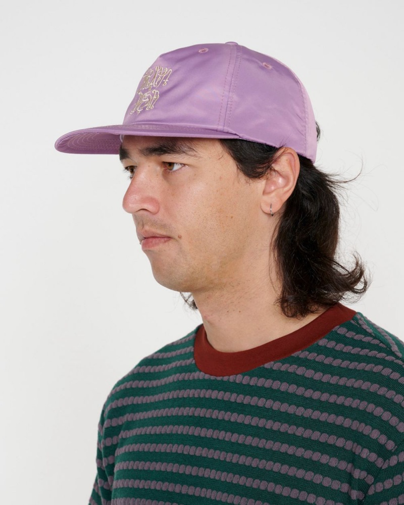 Purple Brain Dead Scripture 5 Panel Hat | AU 8630572-VK