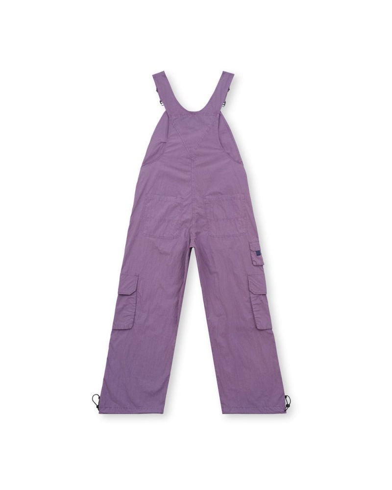 Purple Brain Dead Washed Out Utility Overall Pant | AU 0345786-ZX