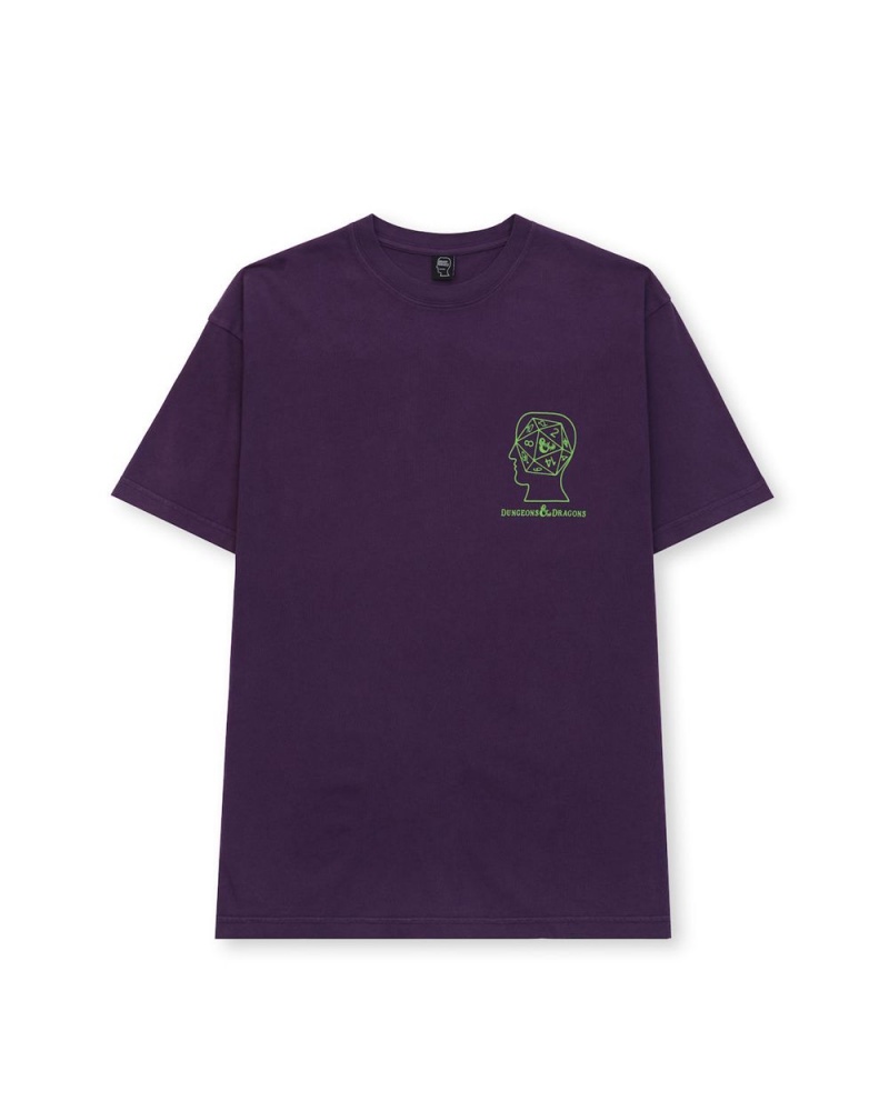 Purple Brain Dead X Dungeons & Dragons Dungeon Tomb T-Shirt | AU 1028746-SC