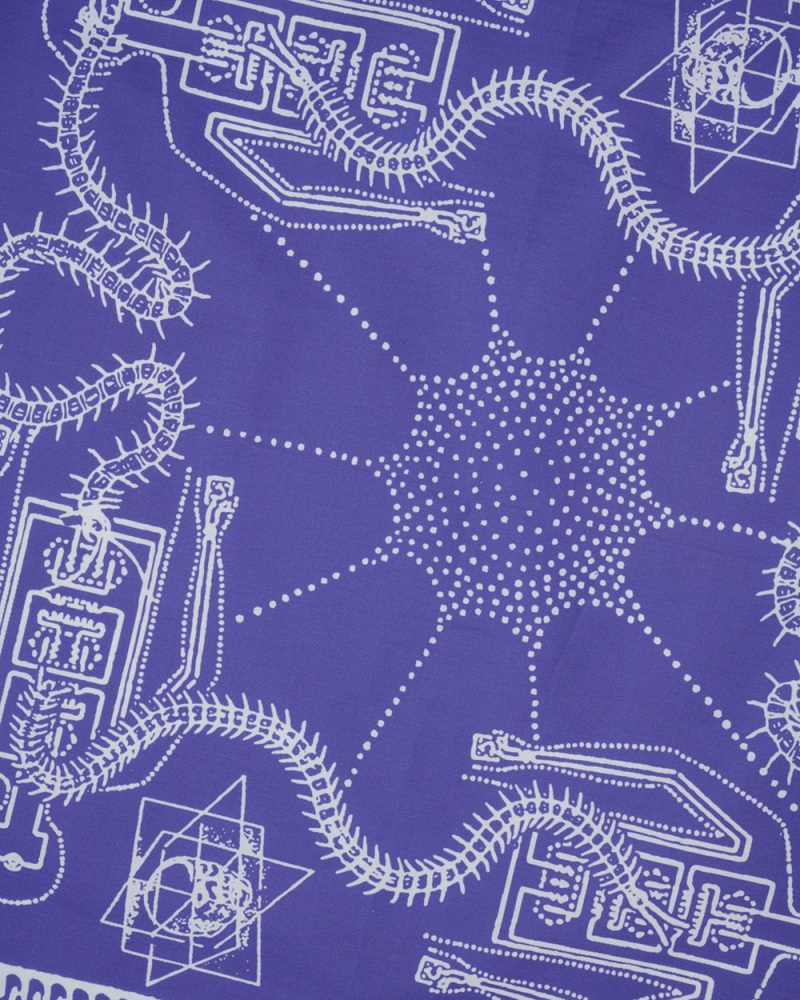 Purple Brain Dead Zipper Bandana Homeware | AU 2714693-XU