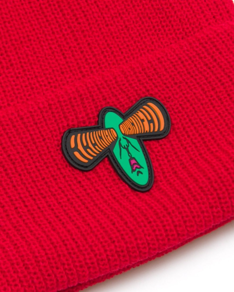 Red Brain Dead Brain Eyes Beanie | AU 1968025-OU