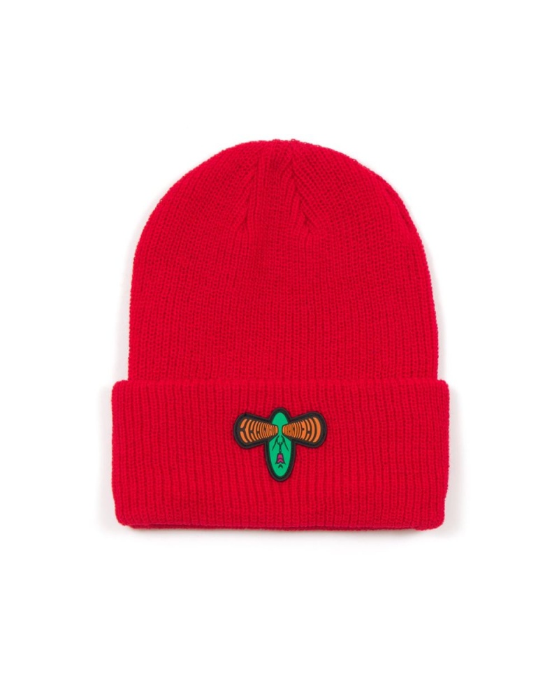 Red Brain Dead Brain Eyes Beanie | AU 1968025-OU