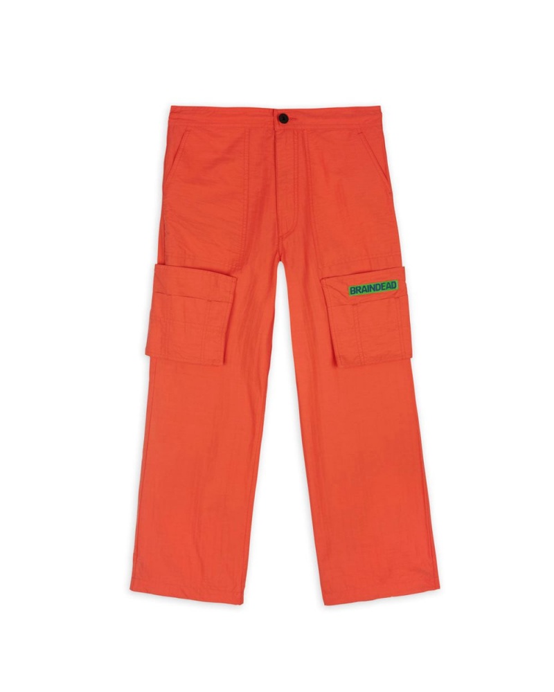 Red Brain Dead Knife Pleat Run Pant | AU 1045763-YW