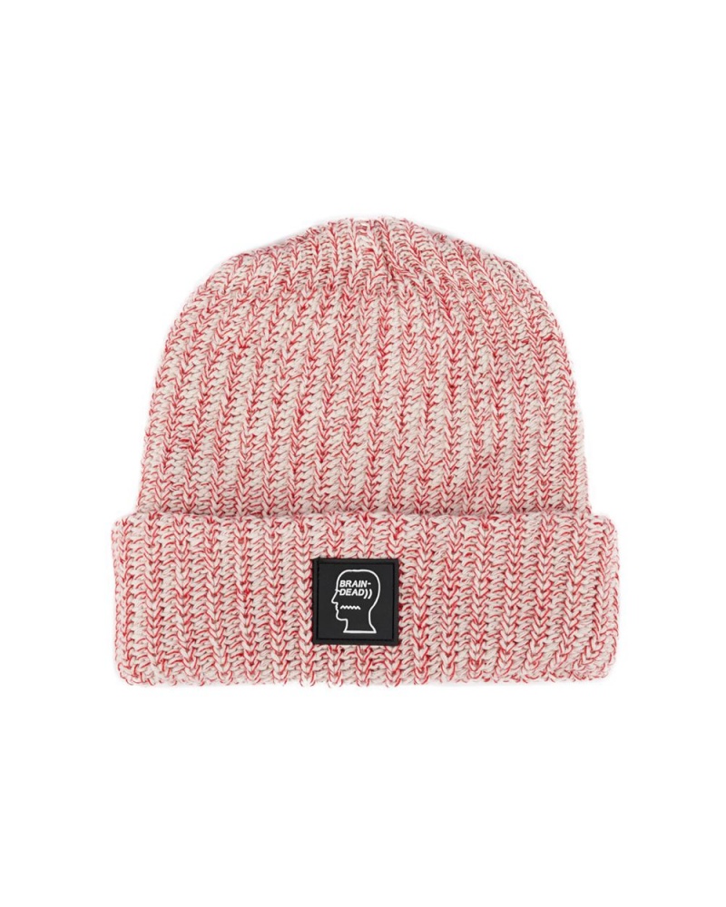 Red Brain Dead Logohead Beanie | AU 5160234-UQ