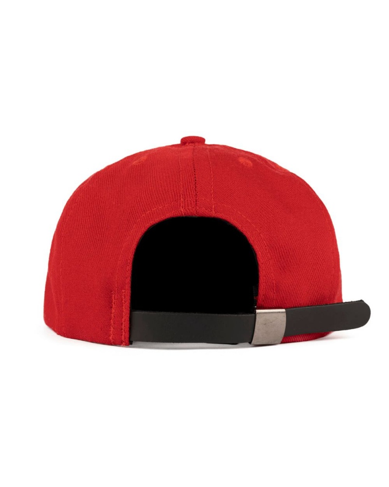 Red Brain Dead Wool Logohead Hat | AU 5841093-VI