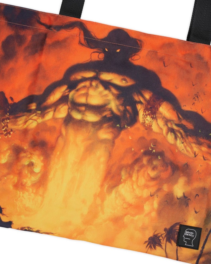 Red Brain Dead X Magic: The Gathering Mahamoti Djinn Tote Bag | AU 2134987-HQ