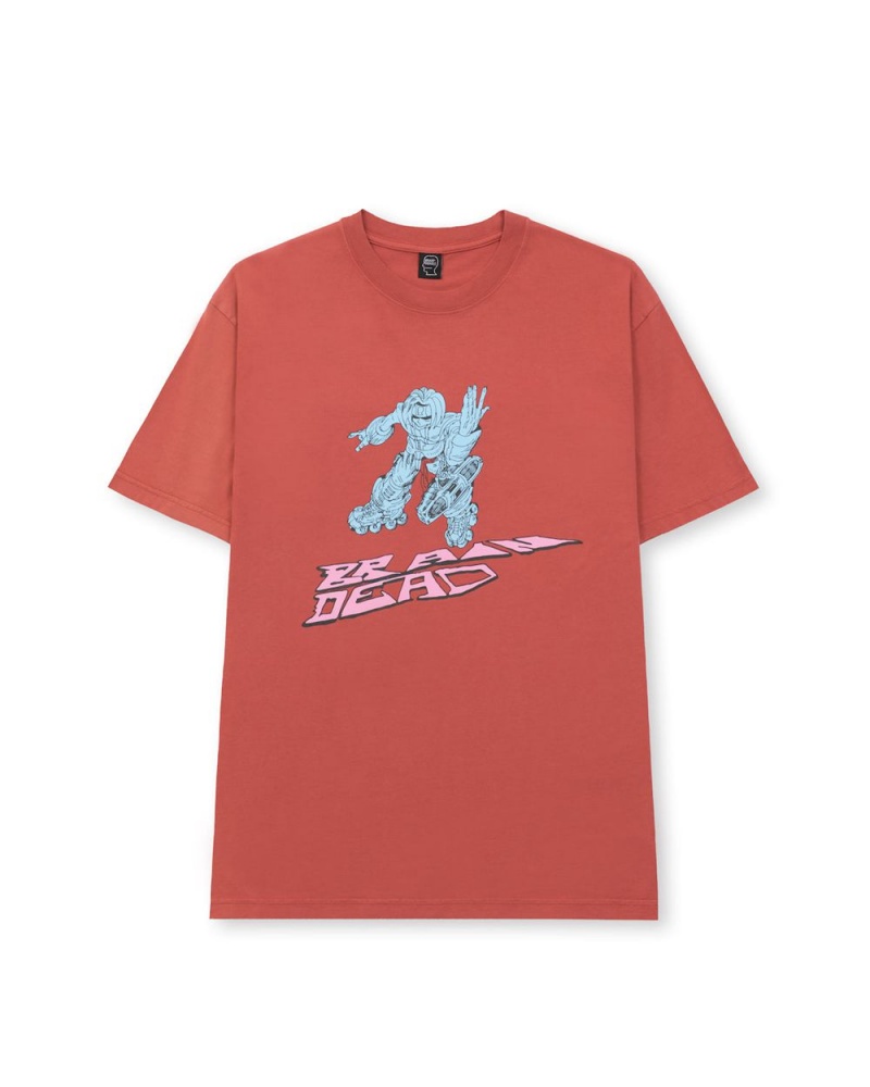 Red Brain Dead X Them Ghetto Blaster T-Shirt | AU 3457619-FM