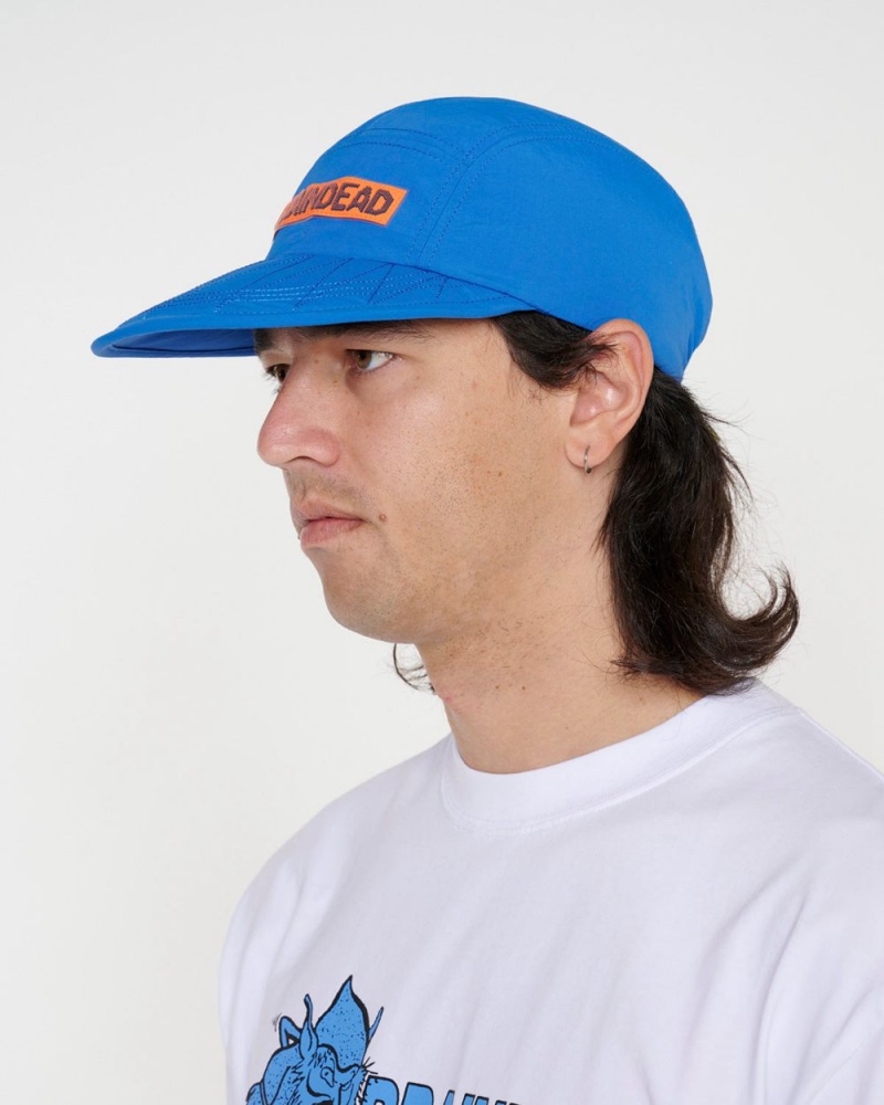 Royal Blue Brain Dead Kickers Nylon Duckbill Hat | AU 3486120-PJ