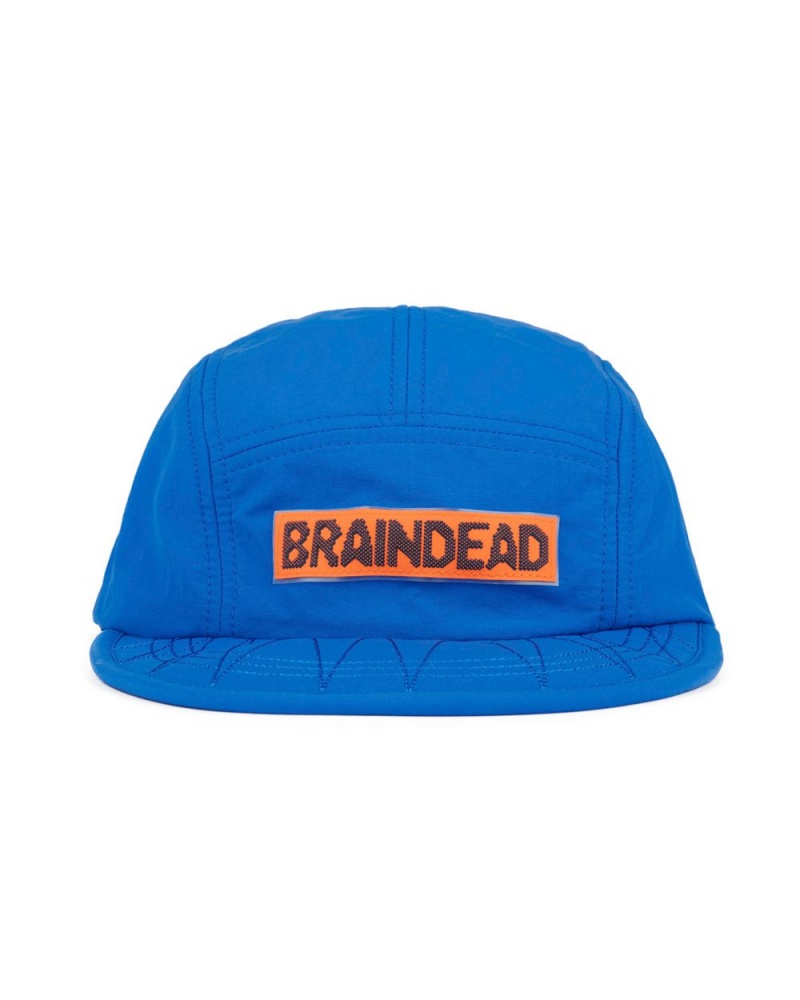 Royal Blue Brain Dead Kickers Nylon Duckbill Hat | AU 3486120-PJ