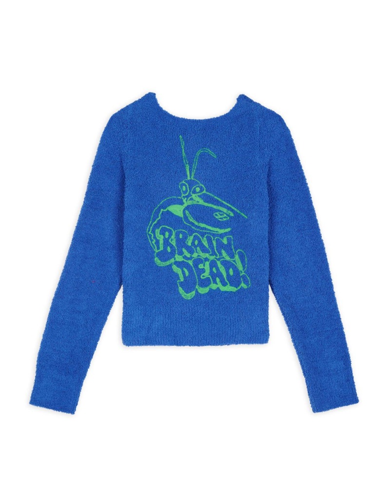 Royal Blue Brain Dead Mantis Pill Cardigan | AU 5826103-MT