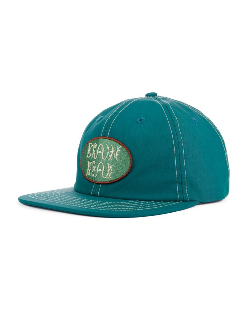 Turquoise Brain Dead Bugs Lyfe 6 Panel Cap | AU 4589276-ZC