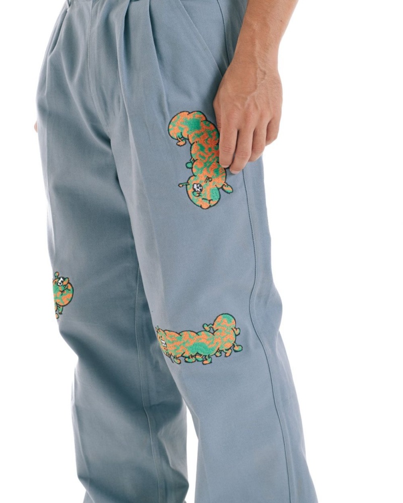 Turquoise Brain Dead Caterpillar Wide Leg Pant | AU 9570832-DH