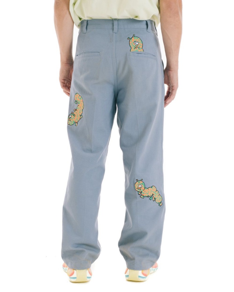 Turquoise Brain Dead Caterpillar Wide Leg Pant | AU 9570832-DH