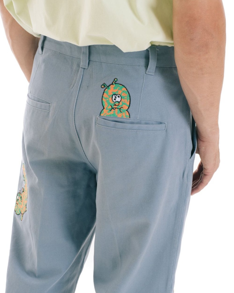 Turquoise Brain Dead Caterpillar Wide Leg Pant | AU 9570832-DH