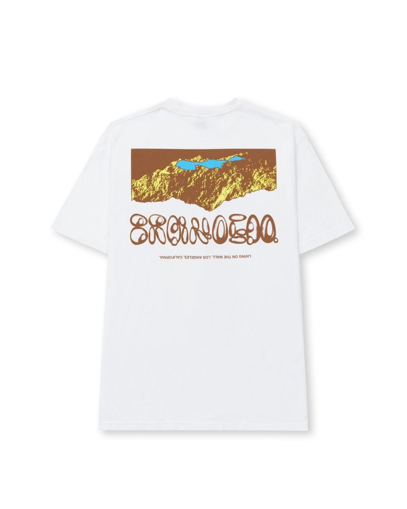 White Brain Dead Down To Earth T-Shirt | AU 1697850-FT