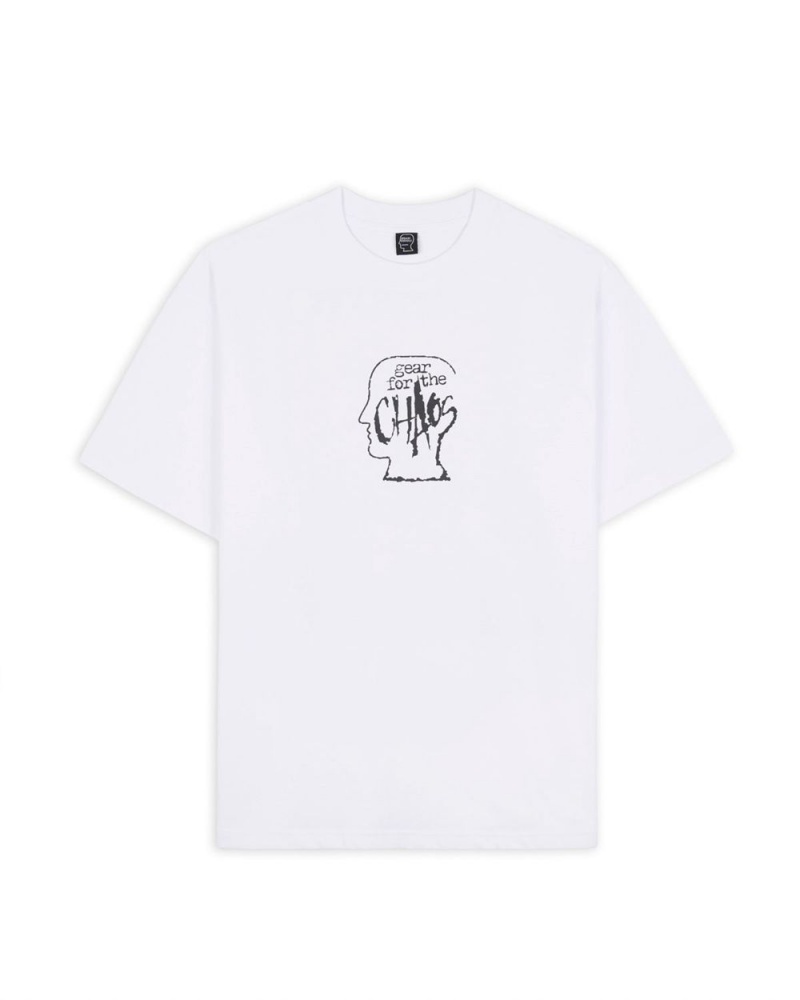 White Brain Dead Equipment Climbing Ram T-Shirt | AU 6045837-RI