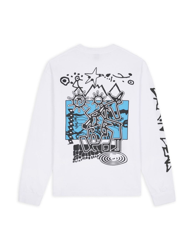 White Brain Dead Equipment Primitive Fairy Long Sleeve T-Shirt | AU 2819705-GK