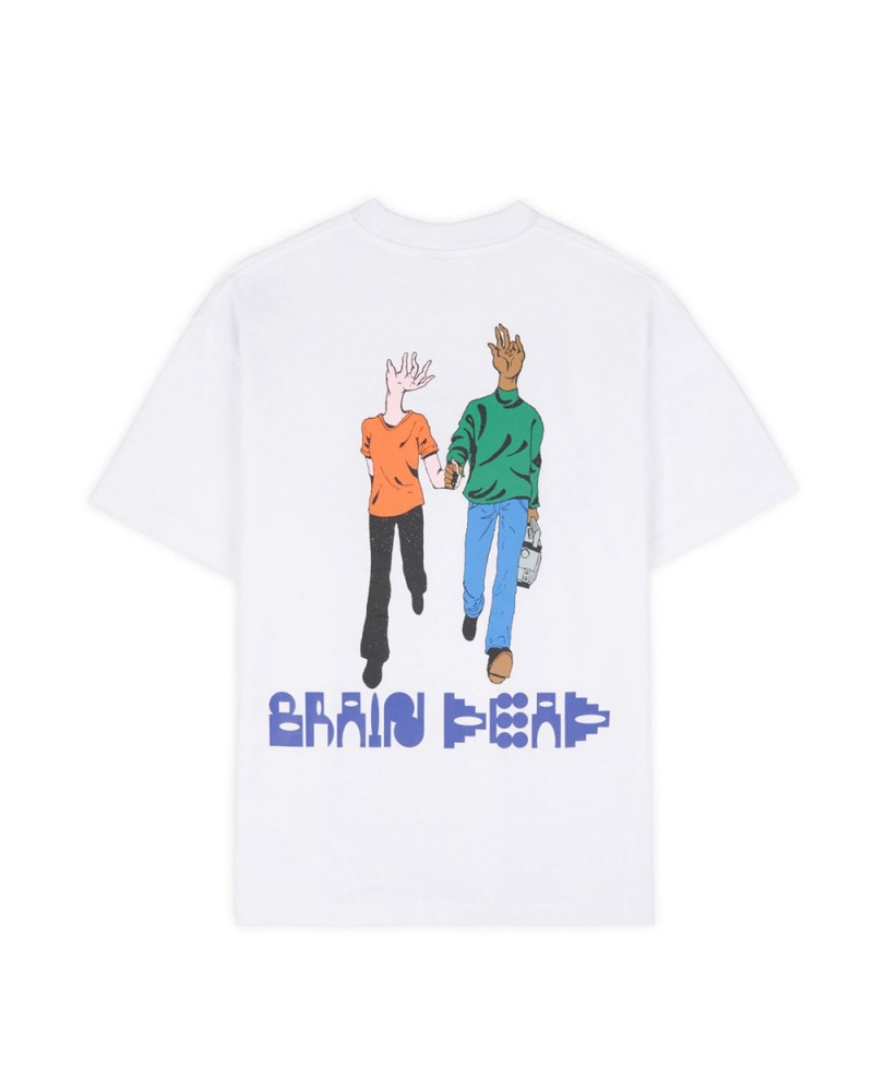 White Brain Dead Handheld T-Shirt | AU 6341857-BX