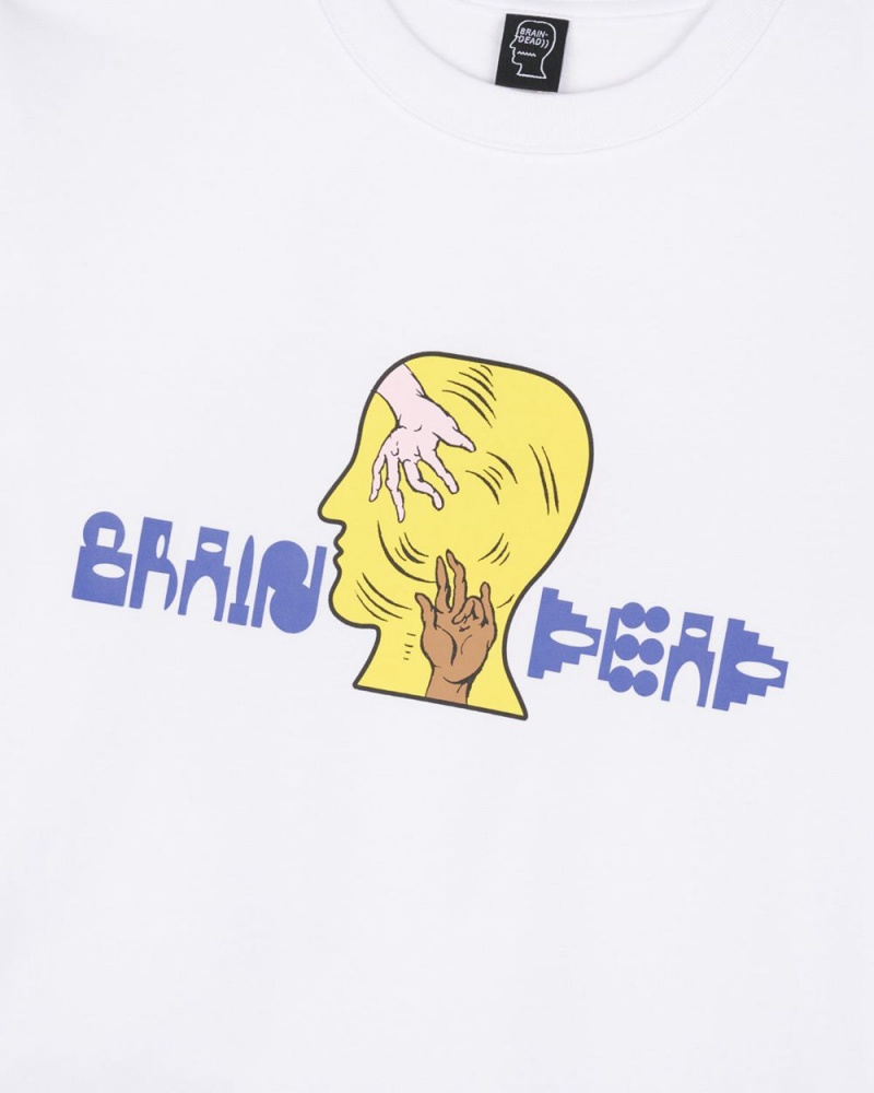 White Brain Dead Handheld T-Shirt | AU 6341857-BX