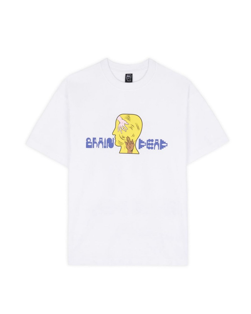 White Brain Dead Handheld T-Shirt | AU 6341857-BX