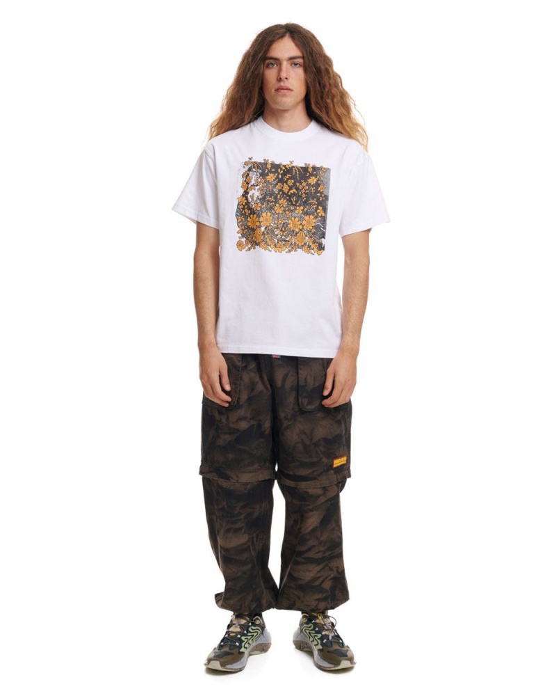 White Brain Dead Monstera T-Shirt | AU 1403728-JL