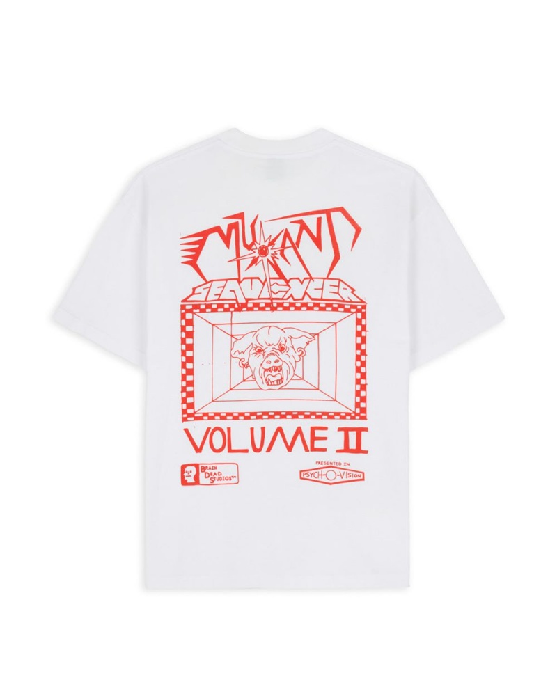 White Brain Dead Mutant Sequencer Vol Ii T-Shirt | AU 3264790-NV