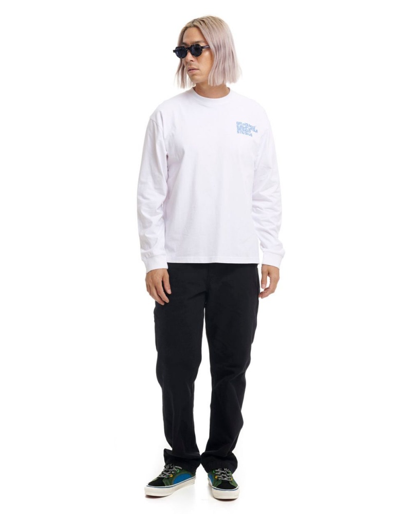 White Brain Dead Permit Everything Long Sleeve T-Shirt | AU 6314052-AU