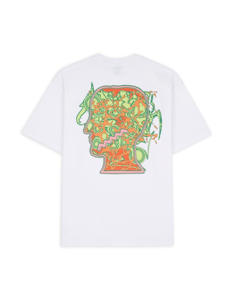 White Brain Dead Psychosis T-Shirt | AU 0697241-AH