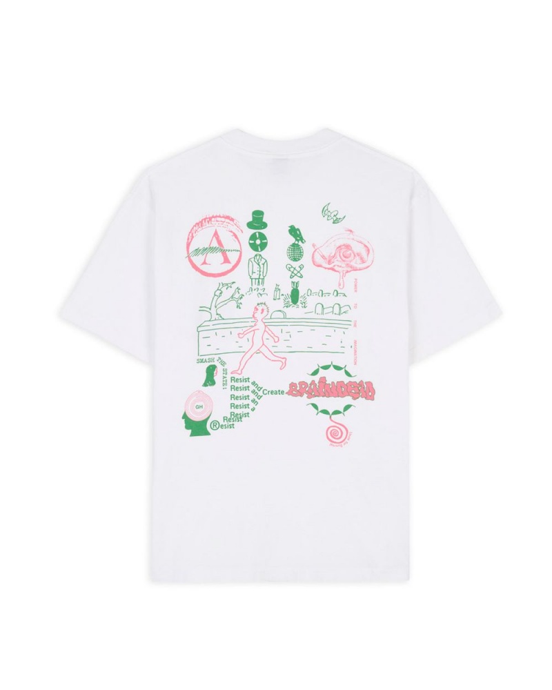 White Brain Dead X Goodhood Resist T-Shirt | AU 5281634-YC