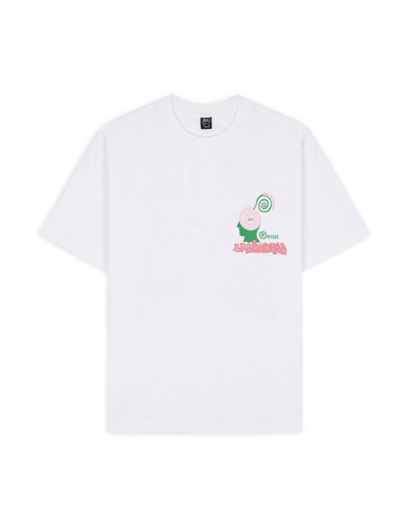 White Brain Dead X Goodhood Resist T-Shirt | AU 5281634-YC