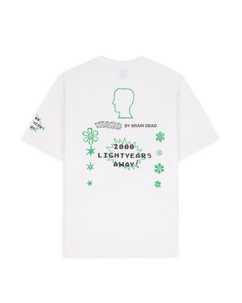 White Brain Dead X Green Day Lightyears T-Shirt | AU 5016234-FX