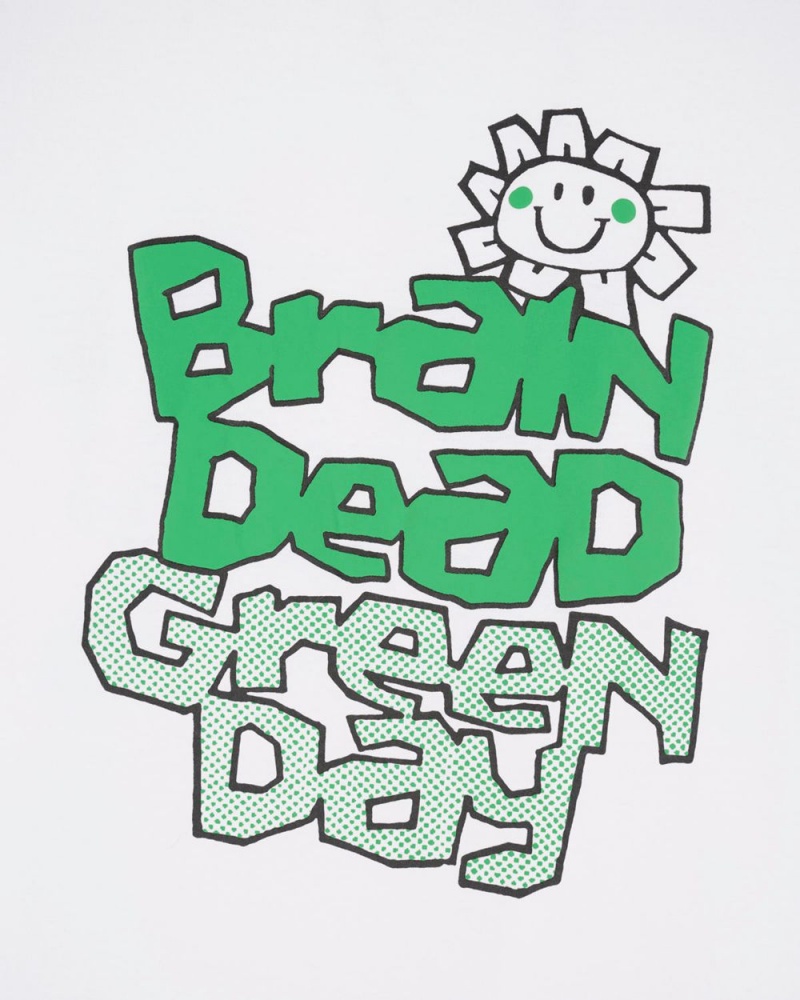 White Brain Dead X Green Day Lightyears T-Shirt | AU 5016234-FX