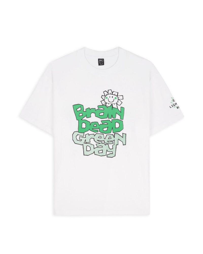 White Brain Dead X Green Day Lightyears T-Shirt | AU 5016234-FX