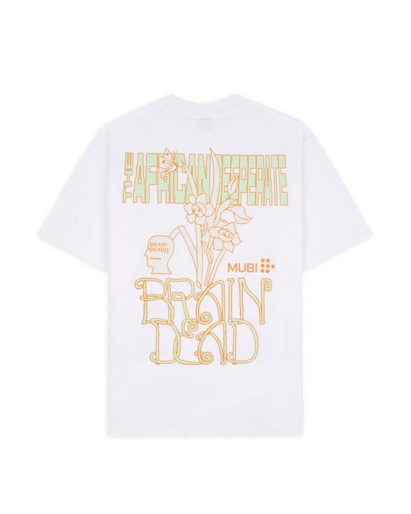 White Brain Dead X Mubi The African Desperate T-Shirt | AU 7413690-DZ