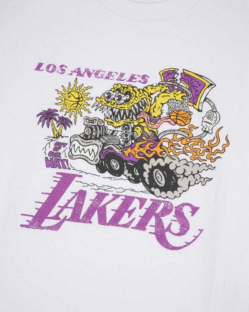 White Brain Dead X NBA Los Angeles Lakers T-Shirt | AU 1704295-EB