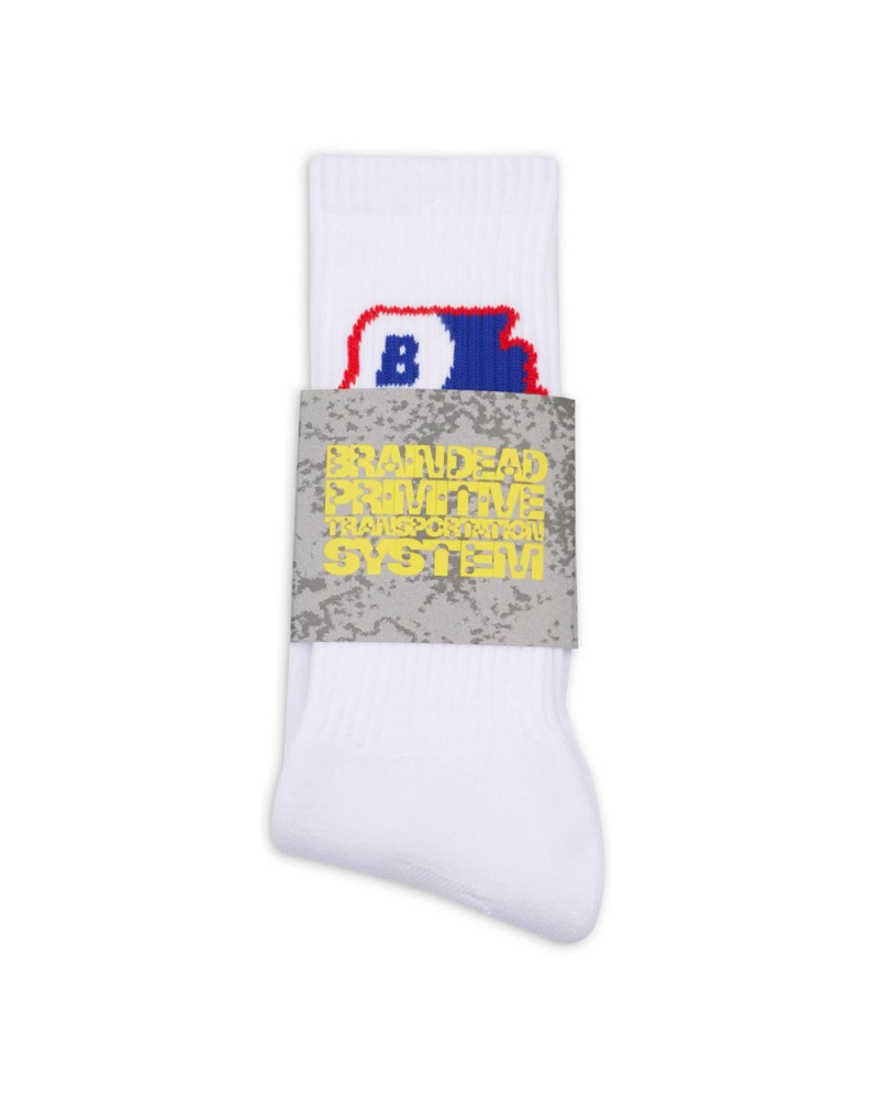 White Brain Dead Yin Yang Socks | AU 8960374-YF