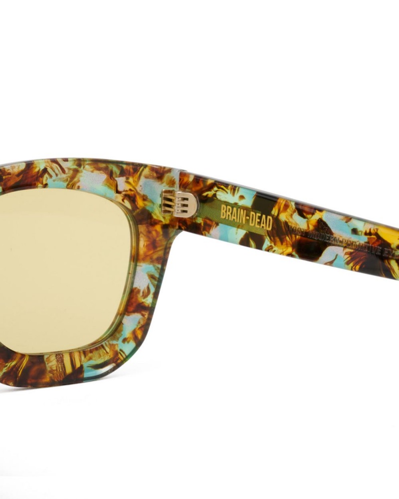 Yellow Brain Dead Elia Post Modern Primitive Eye Protection Sunglasses | AU 4190672-QD