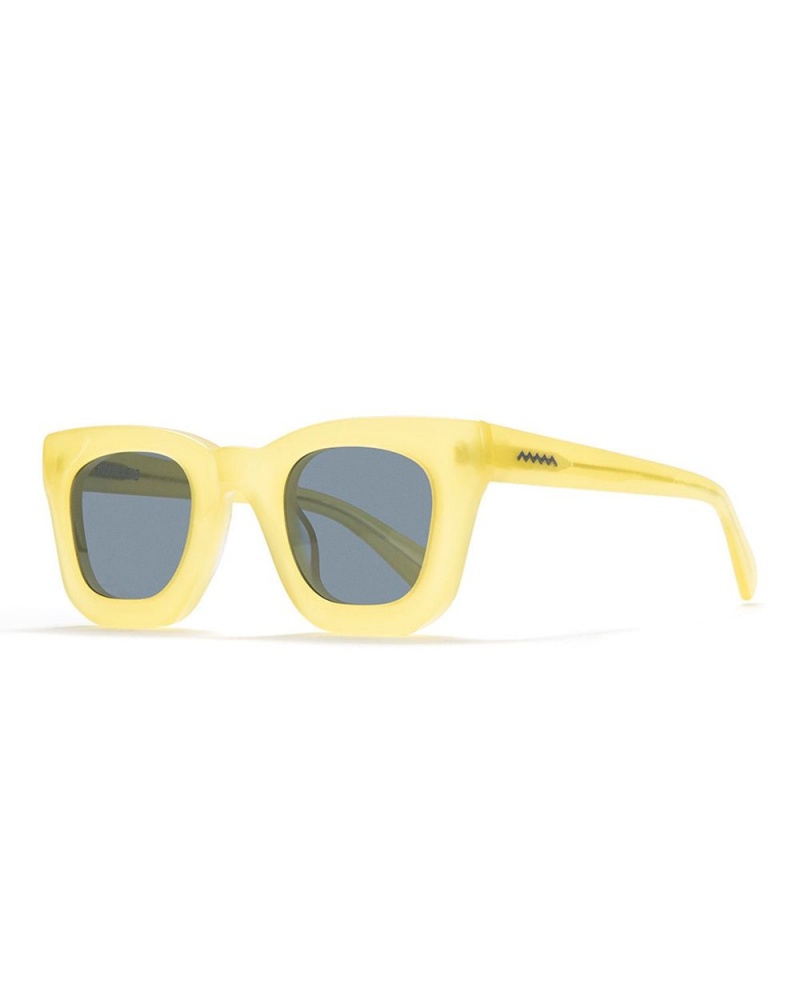 Yellow Brain Dead Elia Sunglasses | AU 0872351-ZA