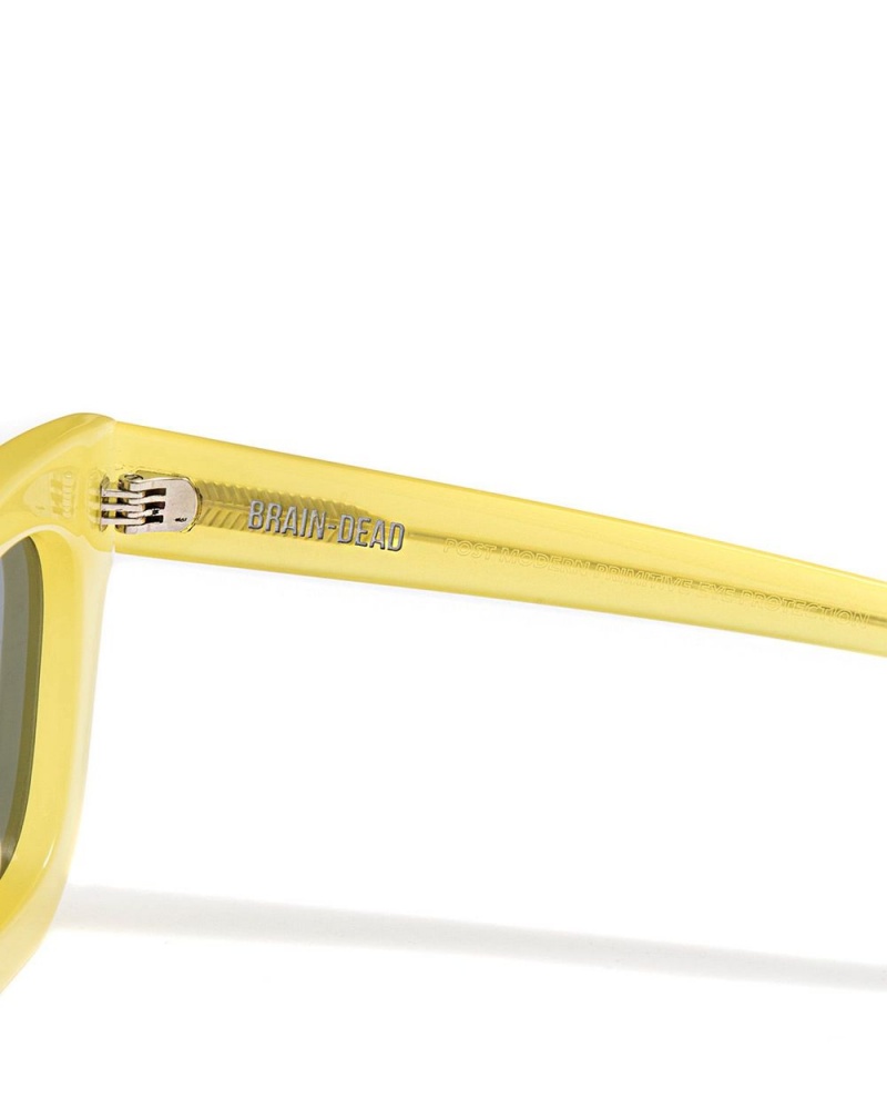 Yellow Brain Dead Elia Sunglasses | AU 0872351-ZA