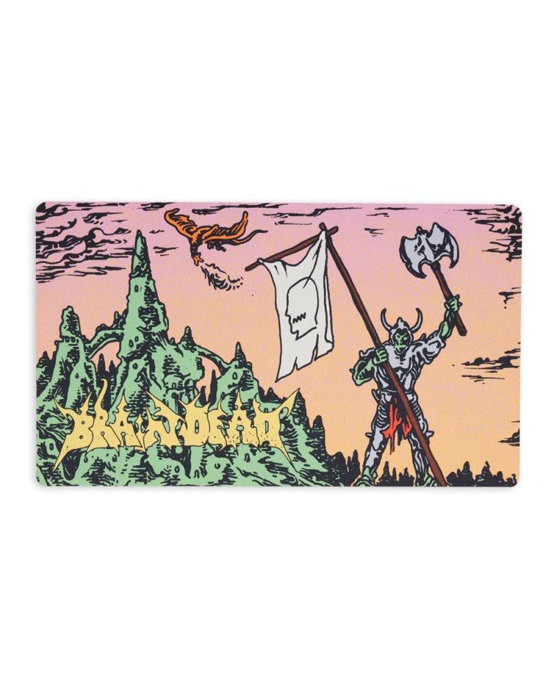 Yellow Brain Dead End Of Days Playmat Homeware | AU 8620347-GI