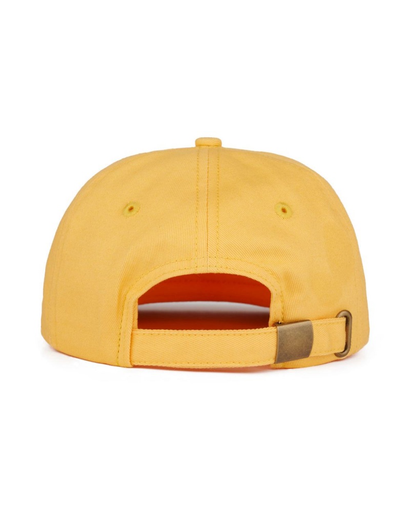 Yellow Brain Dead Overcast Kids 6 Panel Cap | AU 2590378-JR