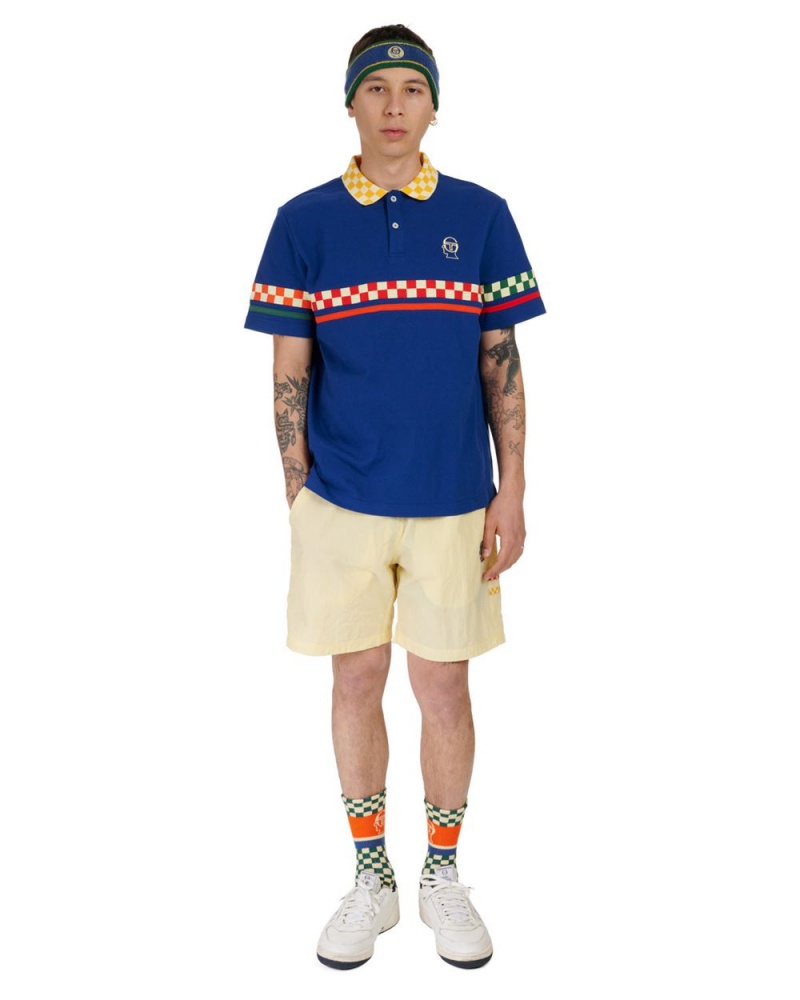 Yellow Brain Dead Sergio Tacchini X Shorts | AU 0738925-ZK